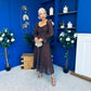 Eire Long Sleeve Midi Dress Coco