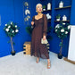 Eire Long Sleeve Midi Dress Coco