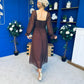 Eire Long Sleeve Midi Dress Coco
