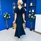 Elizabeth Embellished Occasion Dress Black