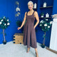 Erica Square Neck Midi Dress Coco