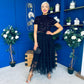 Samira Layered Tulle Skirt Black