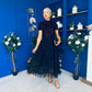 Samira Layered Tulle Skirt Black