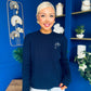 Wianette Rope Knit Jumper Navy