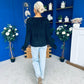 Freah Detailed Chenille Cardi Black