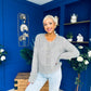 Freah Detailed Chenille Cardi Grey