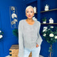 Freah Detailed Chenille Cardi Grey