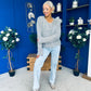 Freah Detailed Chenille Cardi Grey