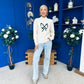 Bowie Detailed Knit Jumper Cream