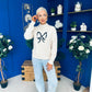 Bowie Detailed Knit Jumper Cream