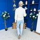 Bowie Detailed Knit Jumper Cream