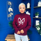 Bowie Detailed Knit Jumper Wine