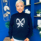Bowie Detailed Knit Jumper Black