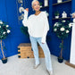 Lila Detailed Knit Jumper Cream