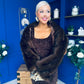 Tiana Faux Fur Shawl Coco