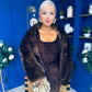 Tiana Faux Fur Shawl Coco