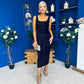 Mabel Sequin Occasion Dress Black