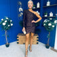 Beverly One Shoulder Sequin Mini Dress Coco