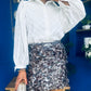 Polly Large Sequin Mini Skirt Coco