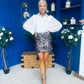 Polly Large Sequin Mini Skirt Coco