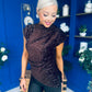Yvette Detailed Sequin Longline Top Coco