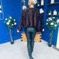 Cody Sequin Bomber Jacket Coco
