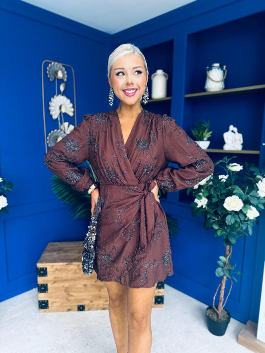 Leah Detailed Mini Dress Coco