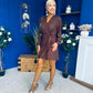 Leah Detailed Mini Dress Coco