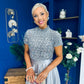 Kendra Detailed Sequin Top Grey