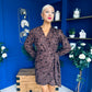 Cait Burnout Mini Dress Coco