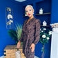 Cait Burnout Mini Dress Coco