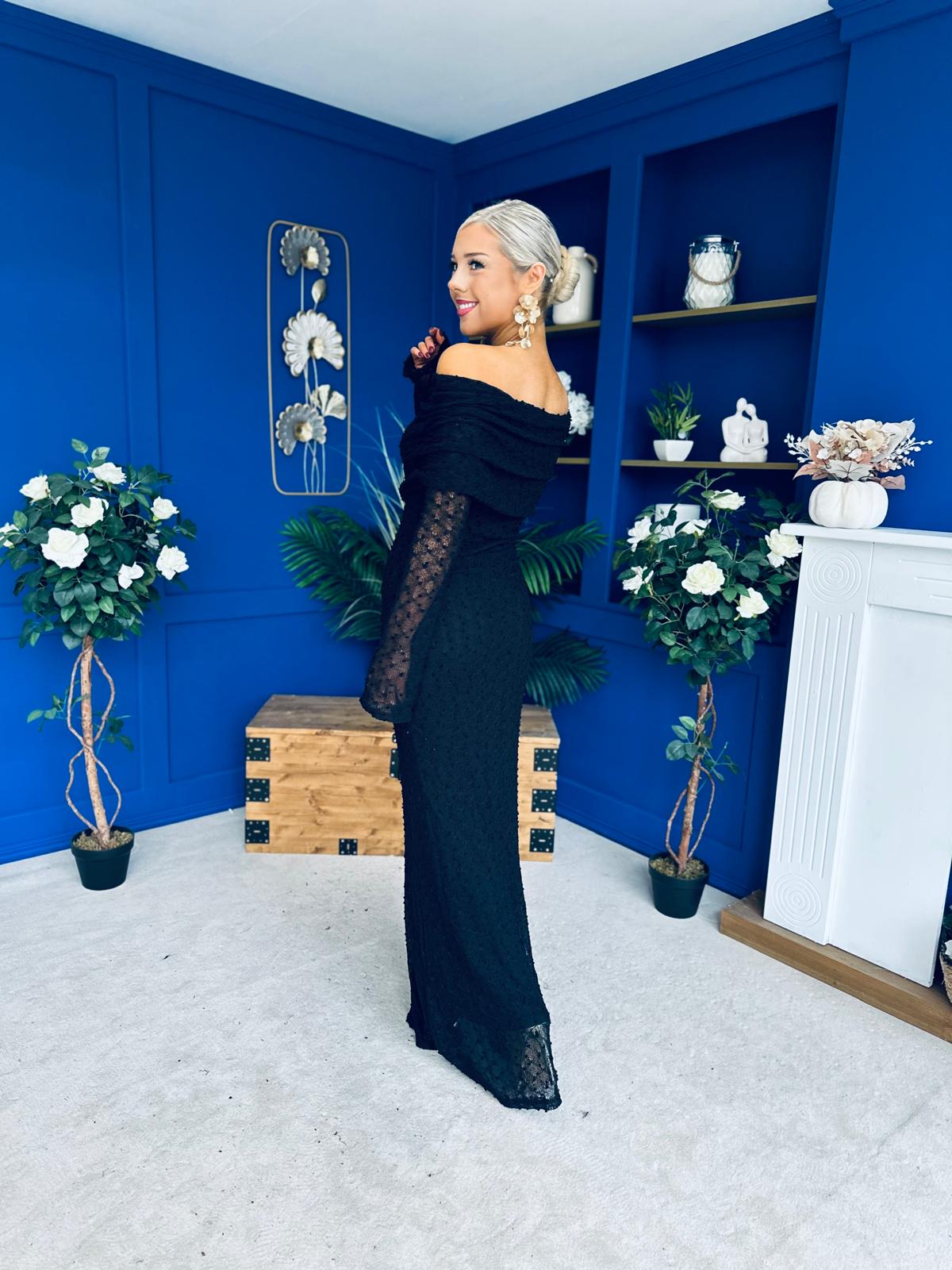Diane Bardot Occasion Dress Black