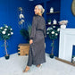 Lexie Gold Leaf Midi Dress Coffee Pre Order 7 Oct