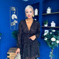 Maire Detailed Sequin Mini Dress Coffee