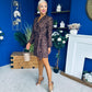 Fiona Sequin Detail Mini Dress Coco