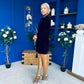 Hayden Faux Velvet Mini Dress Coffee