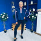 Lulu Contrast Binding 1/4 Zip Fleece Navy