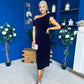 Donna Embellished Midi Dress Velvet Black
