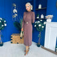Lisa Clasp Detail Midi Dress Coco