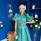 Felicity Detailed Occasion Midi Dress Forest