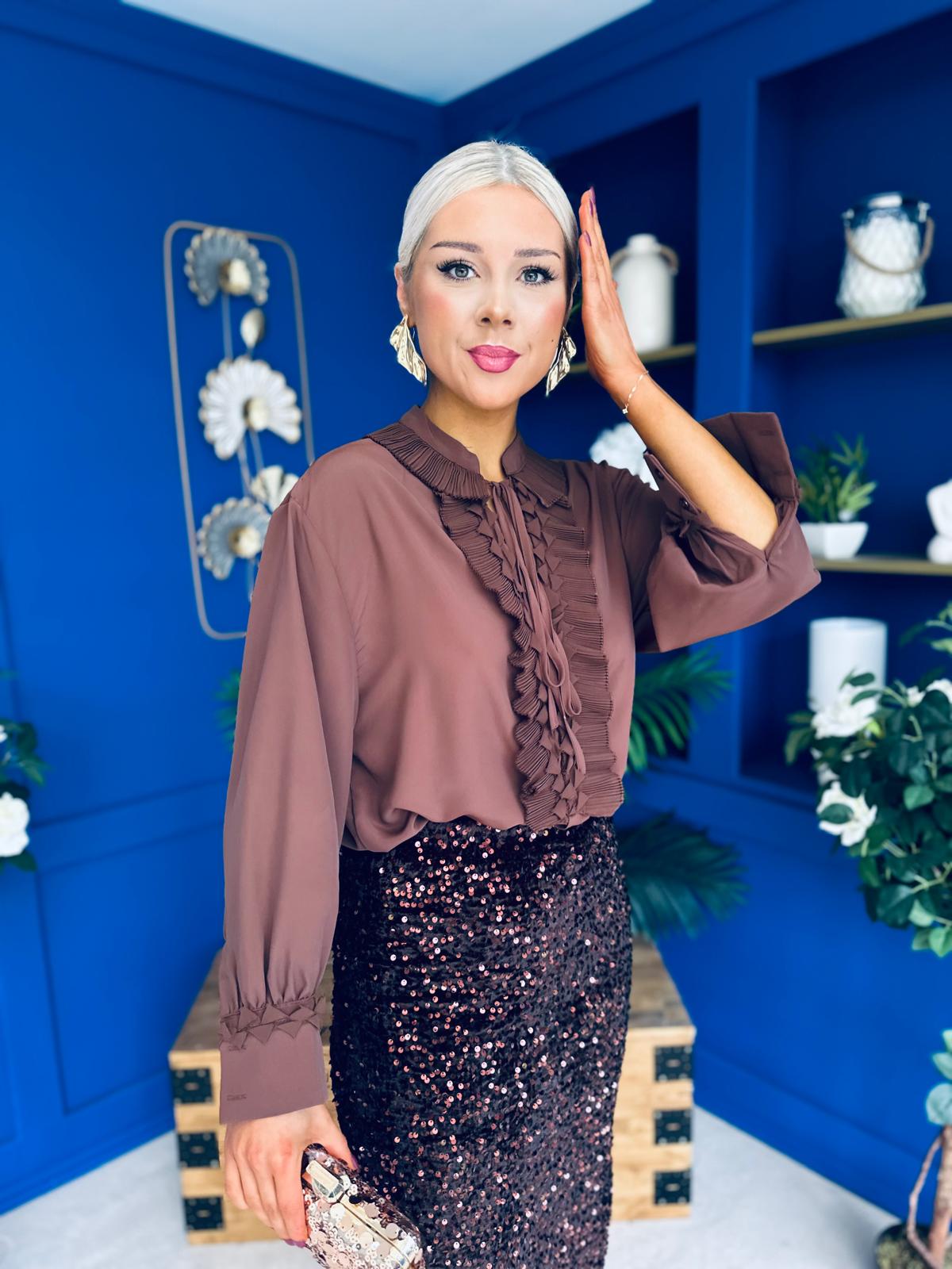 Laura Frill Detailed Blouse Coco