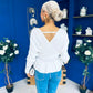 Jada Detailed Knit Jumper White