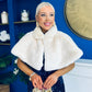Janett Faux Fur Shawl Cream