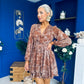 Kiera Banded Mini Dress Marble Coco