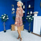 Kiera Banded Mini Dress Marble Coco