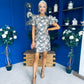 Ailish Puff Sleeve Jacquard Mini Dress PRE ORDER Arriving Oct 15