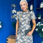 Ailish Puff Sleeve Jacquard Mini Dress PRE ORDER Arriving Oct 15