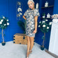 Ailish Puff Sleeve Jacquard Mini Dress PRE ORDER Arriving Oct 15
