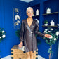 Sandy Wrap Leatherette Mini Dress Coco
