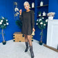 Georgia Leopard Cord Mini Shift Dress